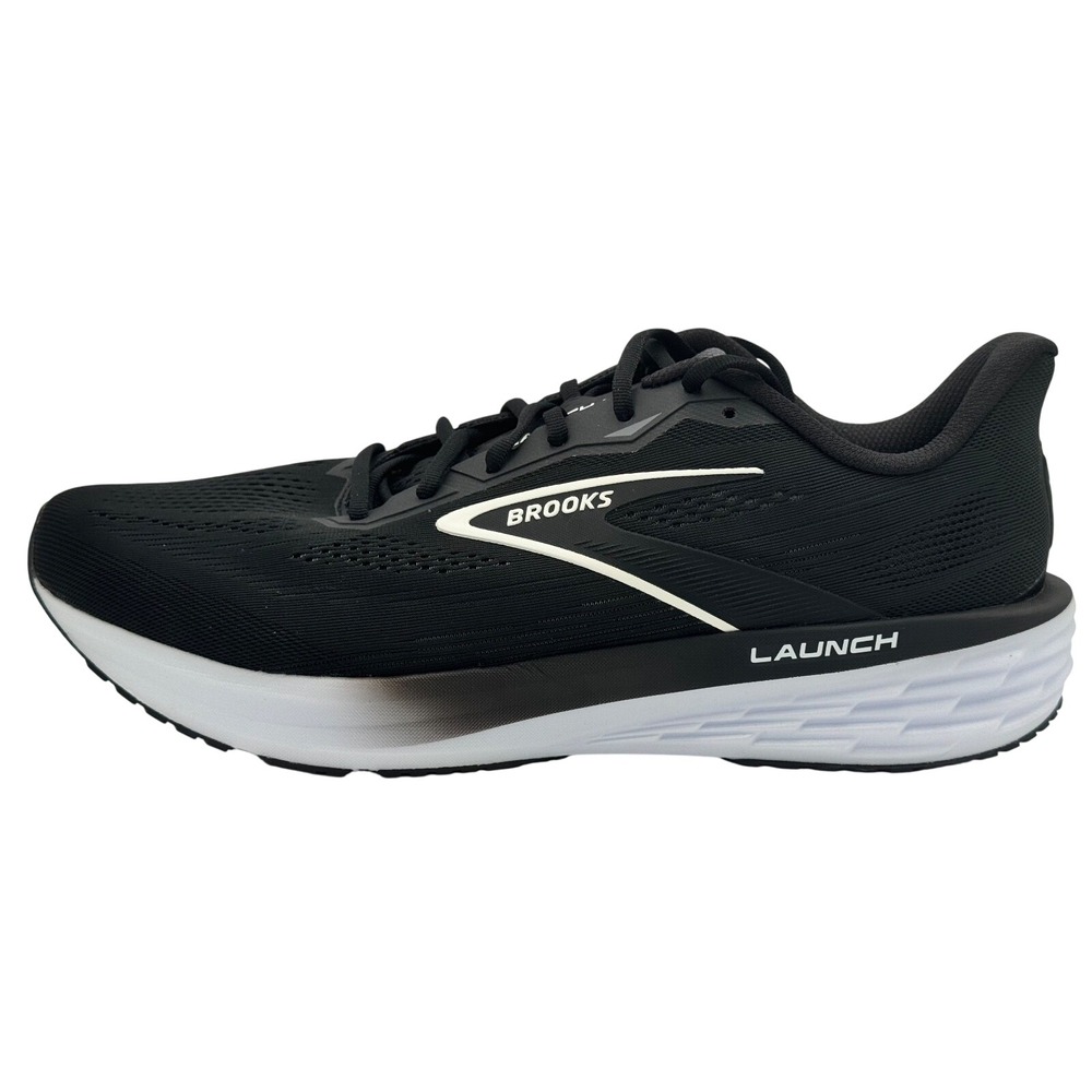Size 14M - Brooks Launch 12 Run & Walk Men's Sneakers Black/Grey/White